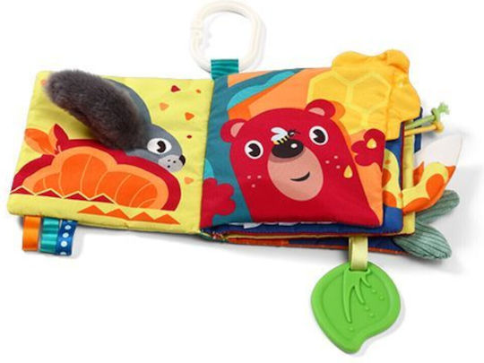 Babyono Activity Book Forest Trip First Book Fabric with Sounds for Newborns