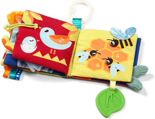 Babyono Activity Book Forest Trip First Book Fabric with Sounds for Newborns