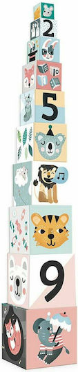 Vilac Stacking Toy Animals Cubes for 18++ Months