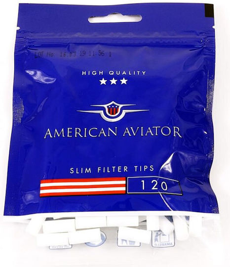 American Aviator Филтърни Накрайници Обикновени 6мм 120x34бр