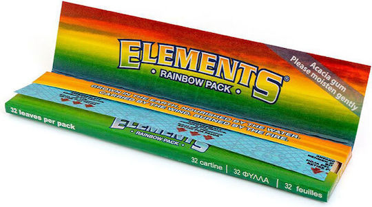 Elements Χαρτάκια Στριφτού Τσιγάρου Slim King Size 32 φύλλα 50τμχ