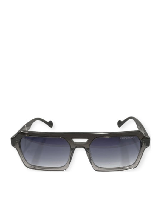 Kreuzbergkinder Asher Sunglasses Gray with Acetate Frame & Gray Lens Kreuzbergkinder Asher Sunglasses Gray with Acetate Frame & Gray Lens