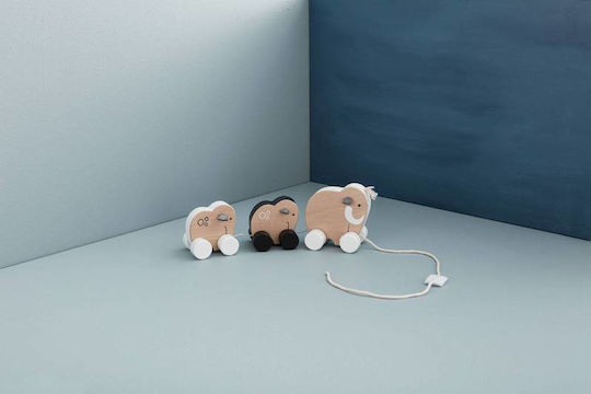 Kids Concept Συρόμενο Παιχνίδι Wooden Mammoths από Ξύλο για 12+ Μηνών