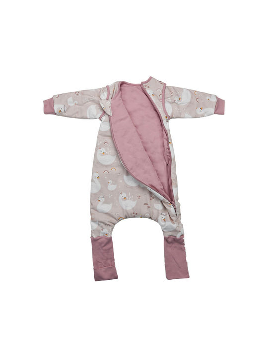 Bebe Stars Winter Sleeping Bag with Feet Stars 2.5 Tog Winter Swan with Detachable Sleeves