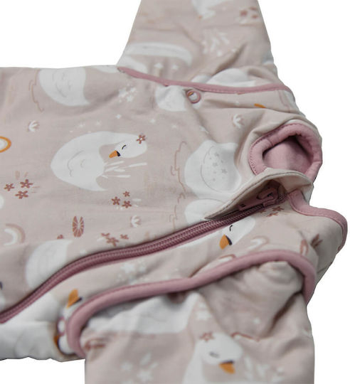 Bebe Stars Winter Schlafsack mit Füßen Stars 2.5 Tog Winter Swan mit abnehmbaren Ärmeln
