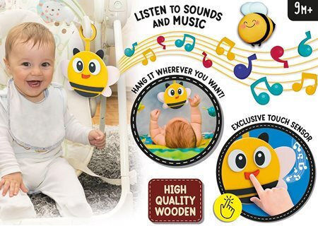 Lisciani Giochi Ζωάκι Musical Bee από Ξύλο με Μουσική