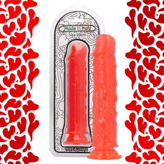Toyz4lovers Claudio Dildo realist Cu ventuză Roșu 20cm