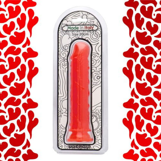 Toyz4lovers Claudio Dildo realist Cu ventuză Roșu 20cm