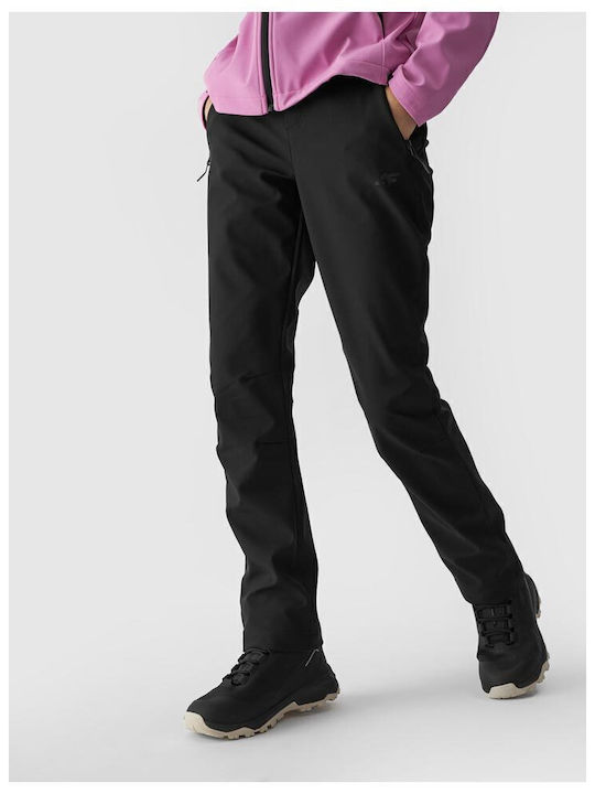 Damen Stoff Hose Schwarz