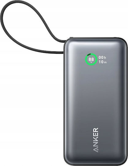 Anker Nano 545 Power Bank 10000mAh 30W με Θύρα USB-A και Θύρα USB-C Power Delivery Μαύρο