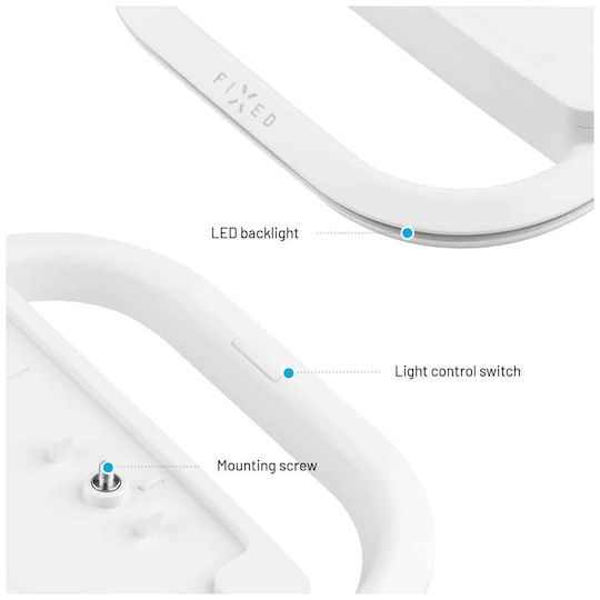Fester Ständer Fixps5-st-wh PS5 PS5 Slim LED Rutschfeste Pads USB-C Weiß