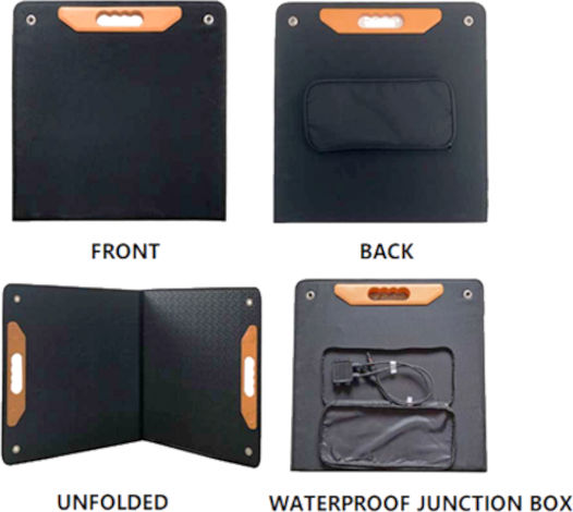 Foldable Solar Panel 100w 12v Invictus Me-sc-100 Dimensions Open 1230x560x5mm