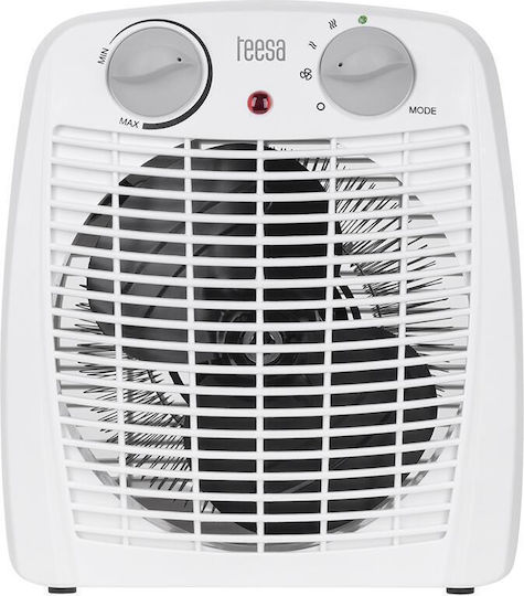 Teesa Вентилаторен нагревател Стая За под Бял 800W