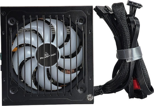 Powertech 700W Μαύρο Τροφοδοτικό Υπολογιστή Semi Modular (PT-1311)
