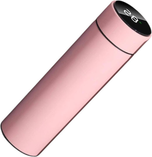 Portable Bottle-Thermos Bottle Thermos Stainless Steel / Plastic 500ml Pink