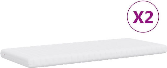 Sofa Bett Einzel mit Samt Grau mit Lattenrost für Matratzengröße 90x200cm