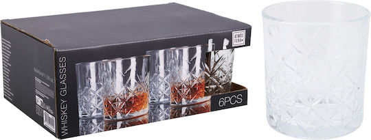 Excellent Houseware Σετ Ποτήρια Κοκτέιλ/Ποτού από Γυαλί 340ml 6τμχ