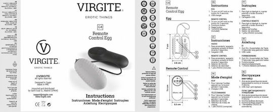 Virgite Δονητής Egg Μωβ