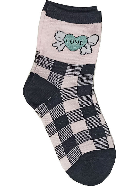 365 Charm Socks Kindersocken Sky Blue - Pink 3 Paar