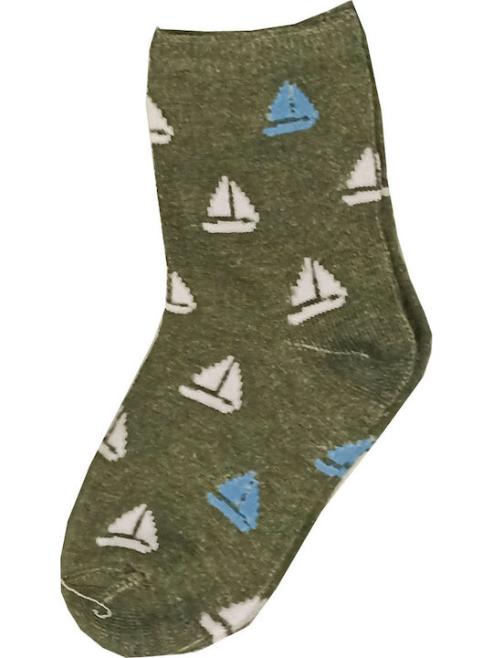 365 Charm Socks Παιδικές Κάλτσες Μπλέ - Γκρί 3 Ζευγάρια