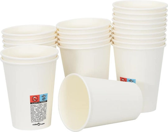 vidaXL Ποτήρι μιας Χρήσης Χάρτινo Καφέ 360ml 1000τμχ