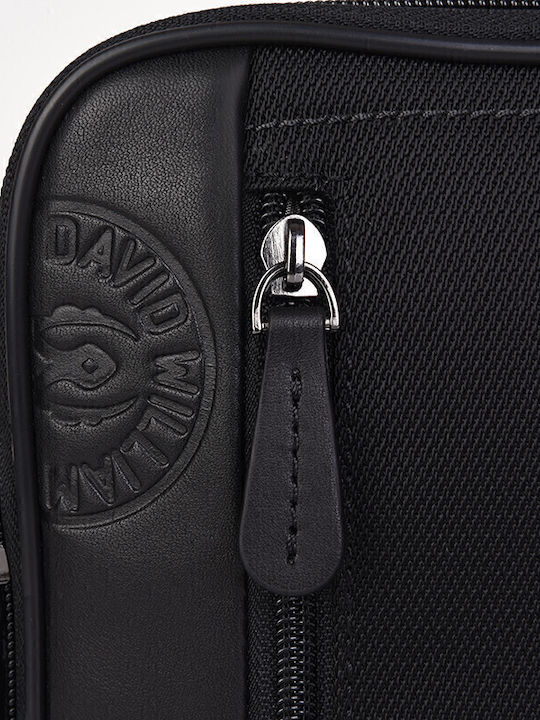 Geantă de Umăr / Tip Crossbody Neagră pentru Bărbați