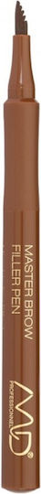 MD Professionnel Pen for Eyebrows 02 Mahogany