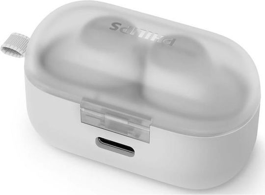 Philips TAT2149 In ear Bluetooth хендсфри Слушалки с Устойчивост на Пот и Кутийка за Зареждане Бял