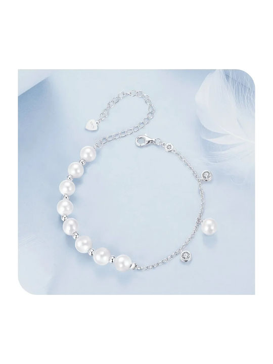Bamoer Women's Bracelet Chain made of Silver Gold Plated