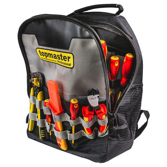 Topmaster Schwarze Werkzeugtasche Rucksack