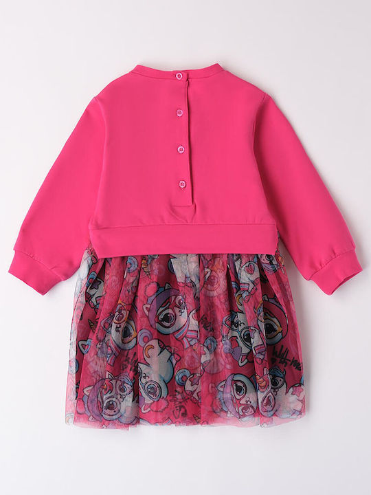 iDO Children's Dress Fuchsia