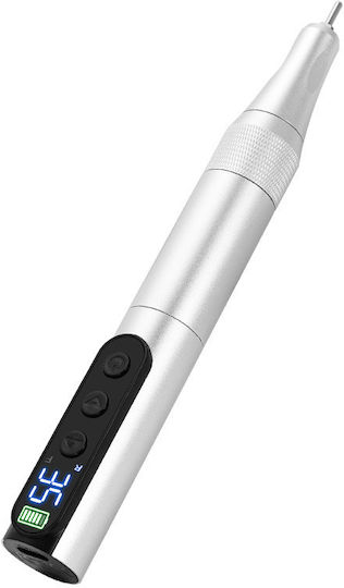 Ezra Nail Drill Battery Silver with 30000 Rotations per Minute