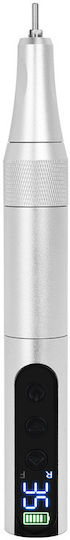 Ezra Nail Drill Battery Silver with 30000 Rotations per Minute