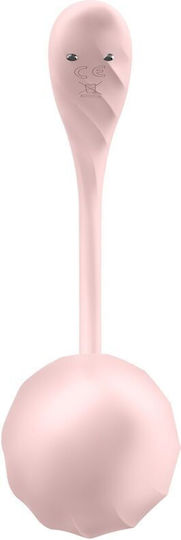 Satisfyer Ribbed Petal Δονητής για Ζευγάρια με Απομακρυσμένο Έλεγχο Ροζ