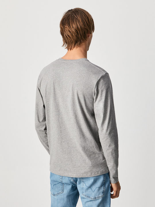 Eggo Long Sleeve Grey Blouse