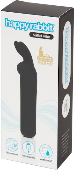 Happy Rabbit Vibe Vibrator Geschoss 2.3cm Schwarz