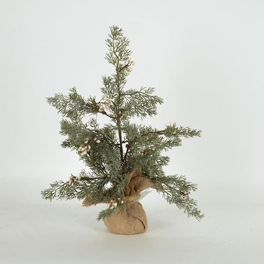 Christmas Decorative Mulberry Plastic Tree Natural Appearance 45cm Green