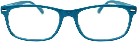 Lumia Optics Reading Glasses +2.25 in Turquoise color C4CPR24012225