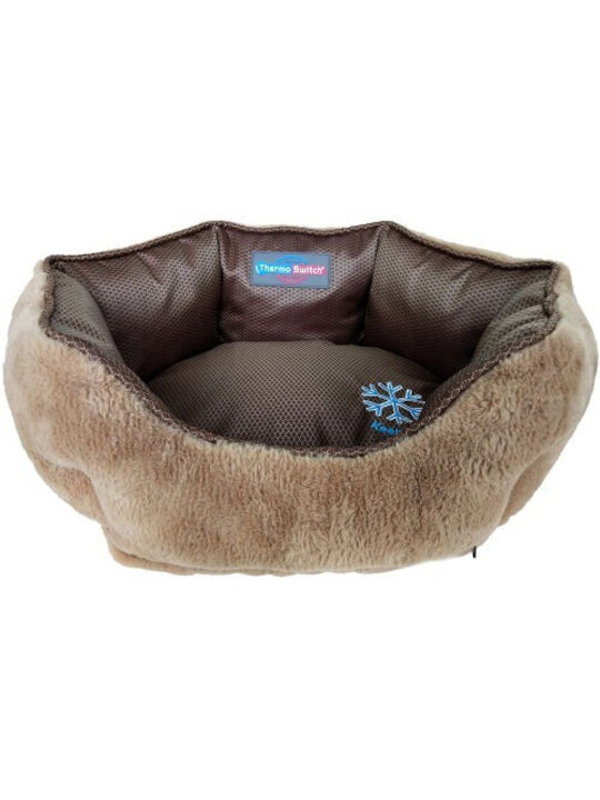 ThermoSwitch Dog Bed Cover Orthopedic Brown 45x38cm.