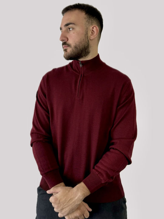 Renzo Uomo Pullover Bordeaux