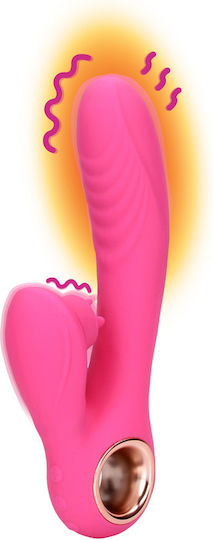 Loveline Tongue Flickering Heating Rabbit Vibrator
