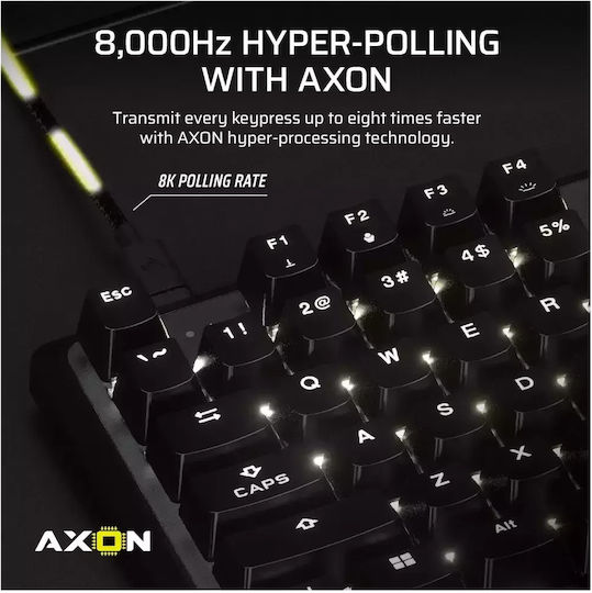 Corsair K70 RGB TKL Hall Effect Gaming Keyboard Tenkeyless with Corsair MGX switches and RGB lighting (English US)