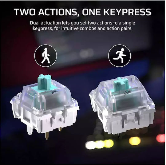 Corsair K70 RGB TKL Hall Effect Gaming Keyboard Tenkeyless with Corsair MGX switches and RGB lighting (English US)