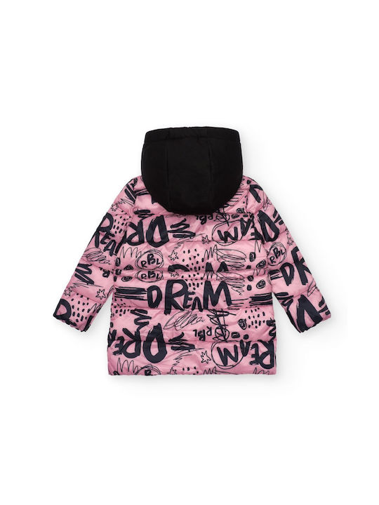 Nath Kids Kids Coat with Hood Dark Pink