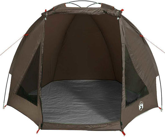 vidaXL Σκηνή Ψαρέματος Καφέ για 1 Άτομο 210x170x125εκ.