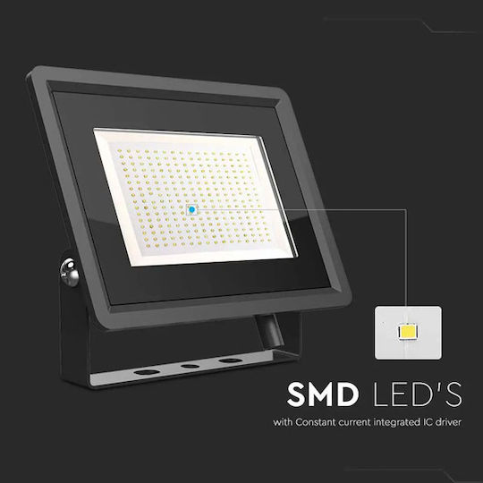 V-TAC F-class Στεγανός Προβολέας LED 200W Ψυχρό Λευκό 6400K IP65