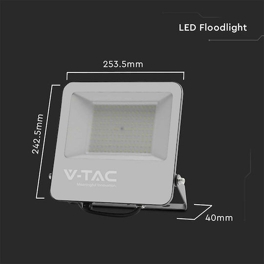V-TAC Waterproof LED Floodlight 100W Cold White 6500K IP65