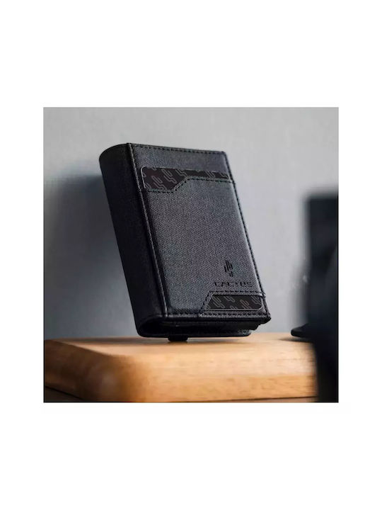 Portofel bărbătesc Carduri cu RFID Negru