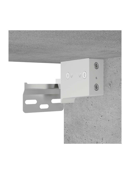 vidaXL Badezimmerspiegel aus Spanplatte mit Regal & Schrank 80x20.5cm Gray