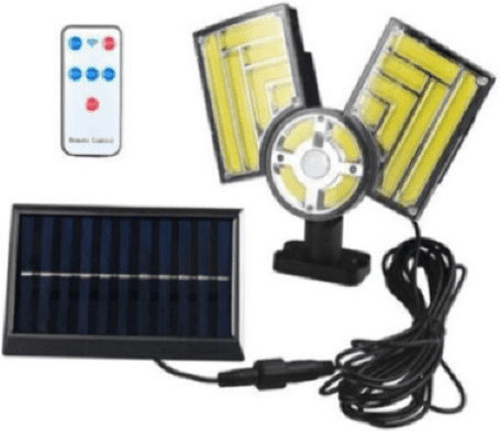 Στεγανός Ηλιακός Προβολέας LED 25W με Αισθητήρα Κίνησης, Φωτοκύτταρο και Τηλεχειριστήριο IP65